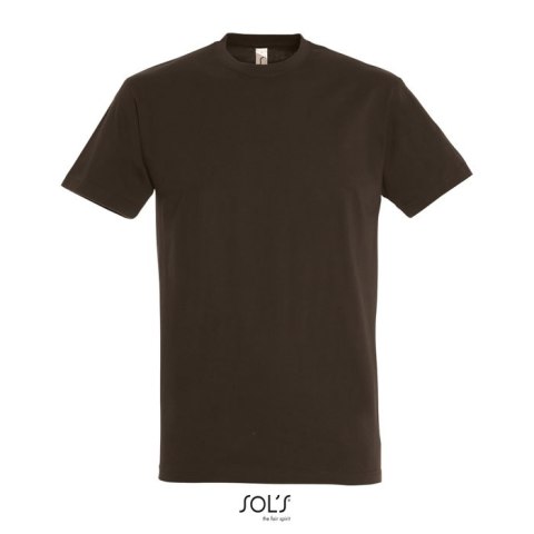 IMPERIAL Męski T-SHIRT 190g Chocolate XL (S11500-CH-XL)