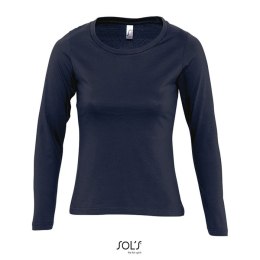 MAJESTIC Damski T-SHIRT 150g Granatowy M (S11425-NY-M)