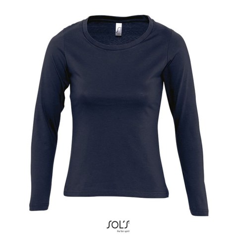 MAJESTIC Damski T-SHIRT 150g Granatowy M (S11425-NY-M) MAJESTIC Damski T-SHIRT 150g Granatowy M (S11425-NY-M)
