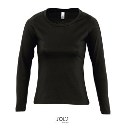 MAJESTIC Damski T-SHIRT 150g deep black M (S11425-DB-M)