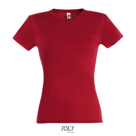 MISS Damski T-SHIRT 150g Czerwony XXL (S11386-RD-XXL) MISS Damski T-SHIRT 150g Czerwony XXL (S11386-RD-XXL)