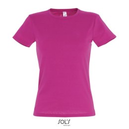 MISS Damski T-SHIRT 150g Fuchsia M (S11386-FU-M)