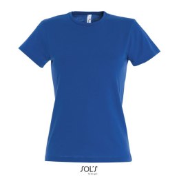 MISS Damski T-SHIRT 150g Niebieski L (S11386-RB-L)