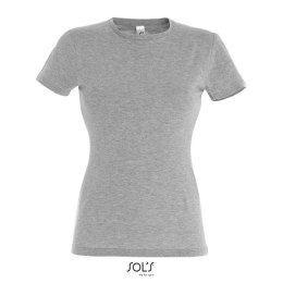 MISS Damski T-SHIRT 150g szary melanż M (S11386-GM-M)