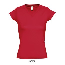 MOON Damski T-SHIRT 150g Czerwony M (S11388-RD-M)