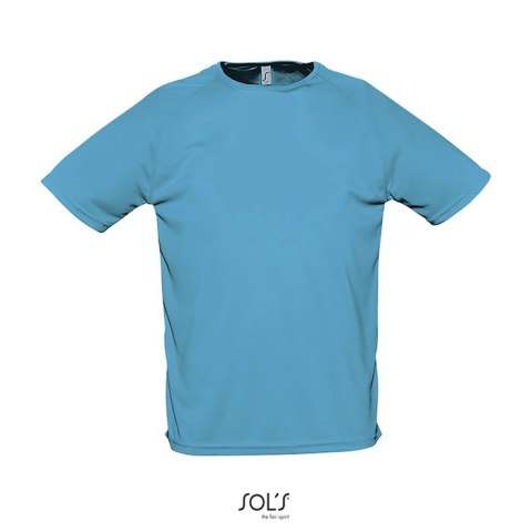 SPORTY Męski T-SHIRT 140g Aqua L (S11939-AQ-L)