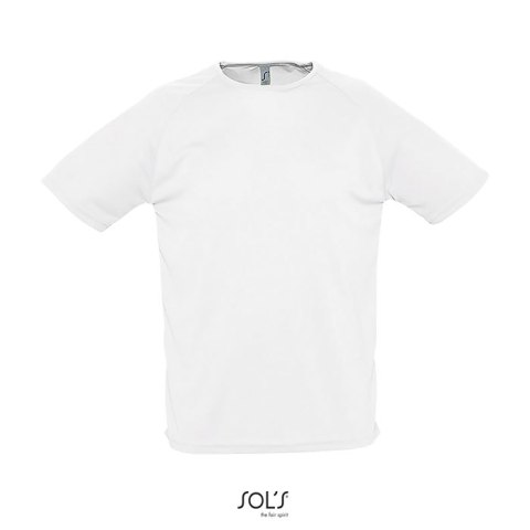 SPORTY Męski T-SHIRT 140g Biały S (S11939-WH-S) SPORTY Męski T-SHIRT 140g Biały S (S11939-WH-S)