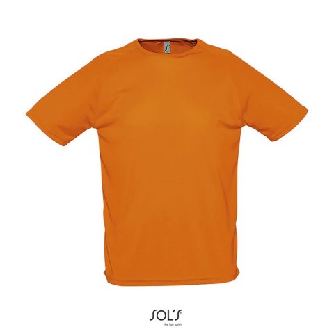 SPORTY Męski T-SHIRT 140g Pomarańczowy L (S11939-OR-L)