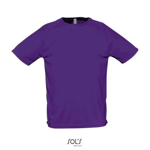 SPORTY Męski T-SHIRT 140g dark purple XS (S11939-DA-XS)