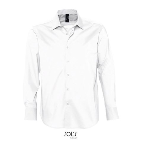 BRIGHTON men shirt 140g Biały 4XL (S17000-WH-4XL) BRIGHTON men shirt 140g Biały 4XL (S17000-WH-4XL)