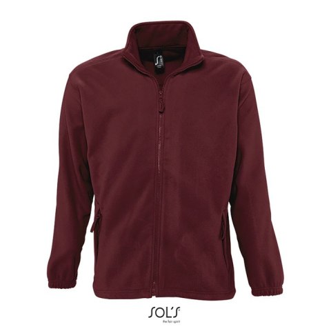 NORTH Męski polar 300g Burgundy 4XL (S55000-BG-4XL) NORTH Męski polar 300g Burgundy 4XL (S55000-BG-4XL)