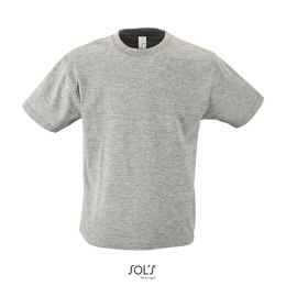 REGENT Dziecięcy T-SHIRT szary melanż XL (S11970-GM-XL)