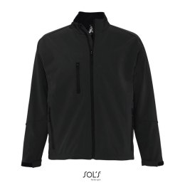 RELAX Męski softshell 340g Czarny / Czarny opal 3XL (S46600-BK-3XL)