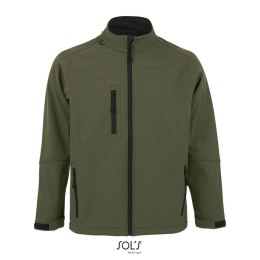 RELAX Męski softshell 340g army XL (S46600-AR-XL)