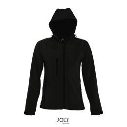 REPLAY damski softshell340 Czarny / Czarny opal M (S46802-BK-M)
