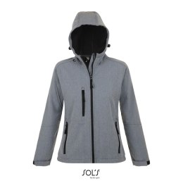 REPLAY damski softshell340 szary melanż M (S46802-GM-M)