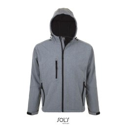 REPLAY męski softshell 340 szary melanż XL (S46602-GM-XL)