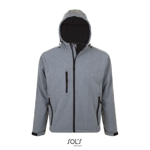 REPLAY męski softshell 340 szary melanż XS (S46602-GM-XS) REPLAY męski softshell 340 szary melanż XS (S46602-GM-XS)