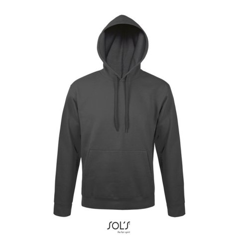 SNAKE sweter z kapturem ciemny szary M (S47101-DG-M)
