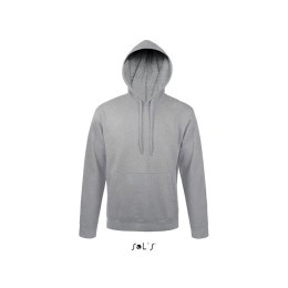 SNAKE sweter z kapturem grey melange S (S47101-GY-S)
